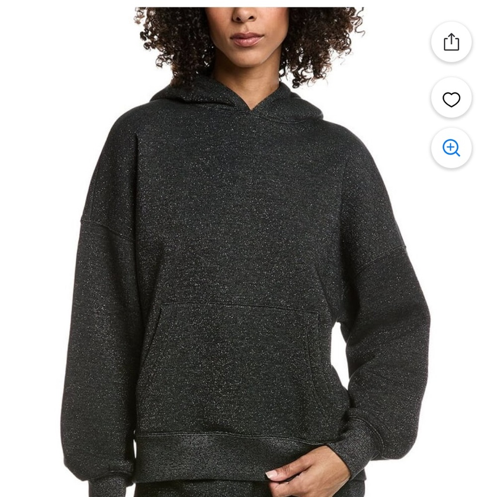 Spiritual Gangster Black Sparkle Hoodie